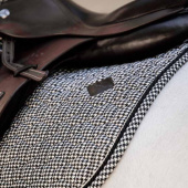 Saddle Pad Pied-de-Poule Black Saddle Pad Pied-de-Poule Black