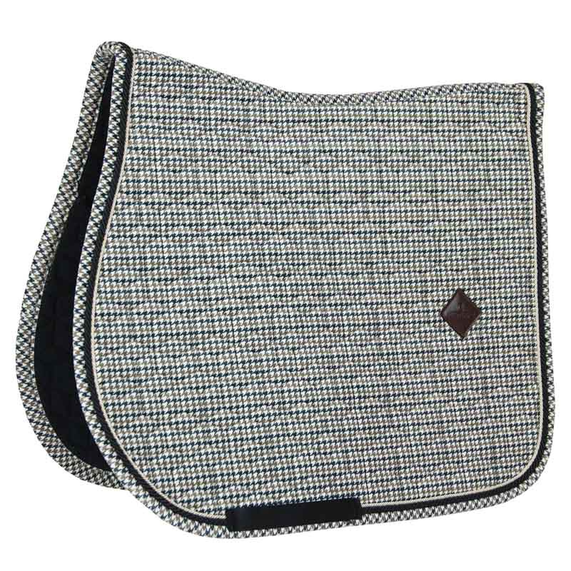 Saddle Pad Pied-de-Poule Brown