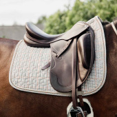 Dressage Saddle Pad Pied-de-Poule Beige Dressage Saddle Pad Pied-de-Poule Beige