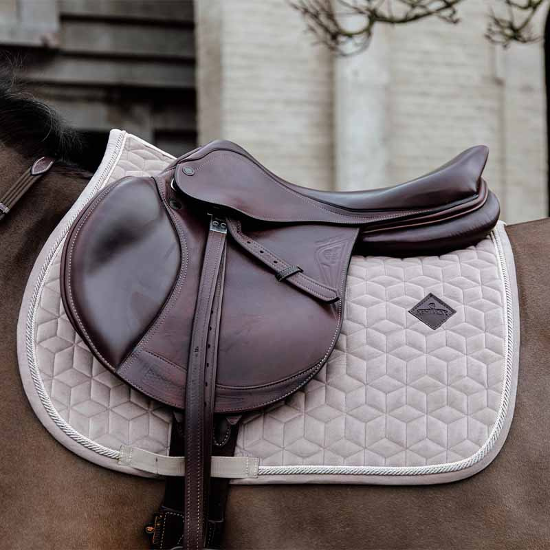 Saddle Pad Basic Velvet Beige