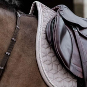 Saddle Pad Basic Velvet Beige Saddle Pad Basic Velvet Beige