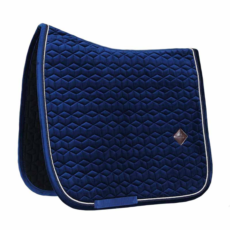 Dressage Saddle Pad Basic Velvet Navy