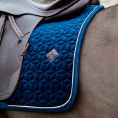 Dressage Saddle Pad Basic Velvet Navy Dressage Saddle Pad Basic Velvet Navy
