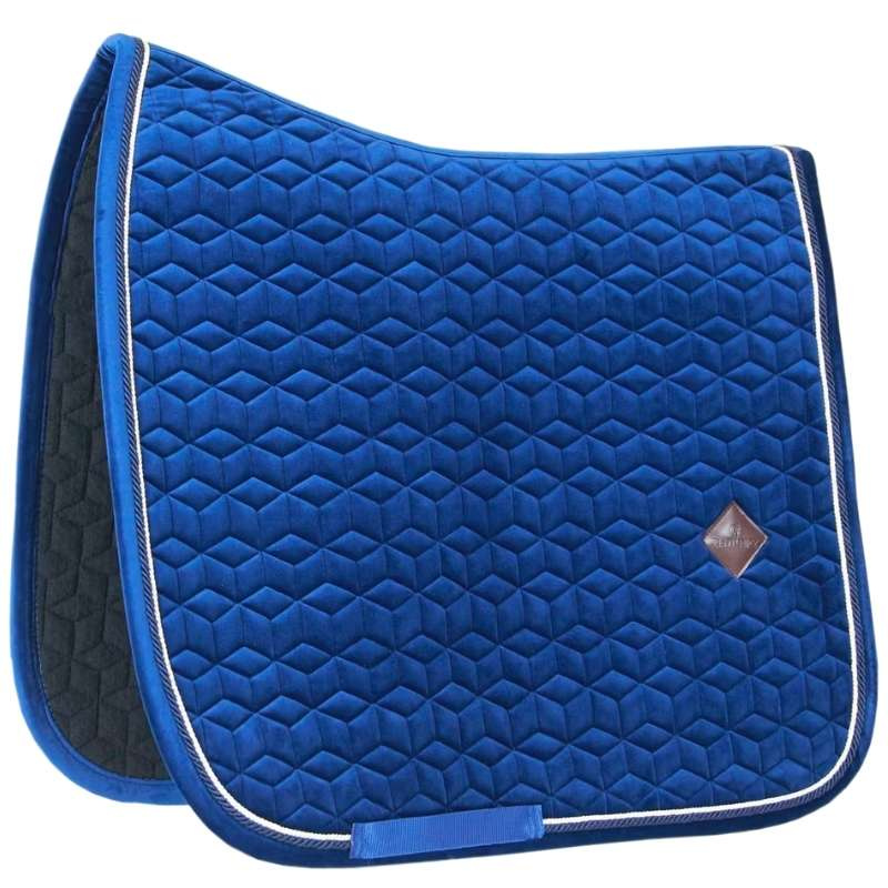Dressage Saddle Pad Basic Velvet Navy