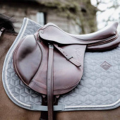 Saddle Pad Basic Velvet Grey Saddle Pad Basic Velvet Grey