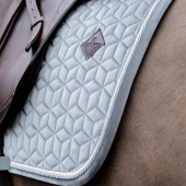 Saddle Pad Basic Velvet Grey
