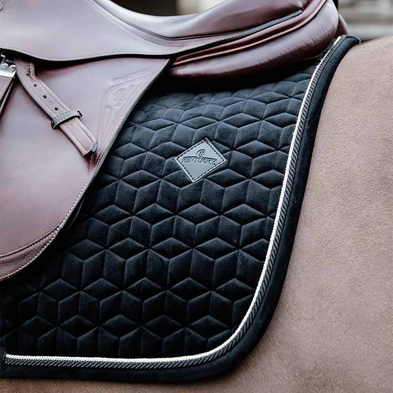 Saddle Pad Basic Velvet Black