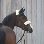 Noseband Cover Sheepskin Natural Noseband Cover Sheepskin Natural
