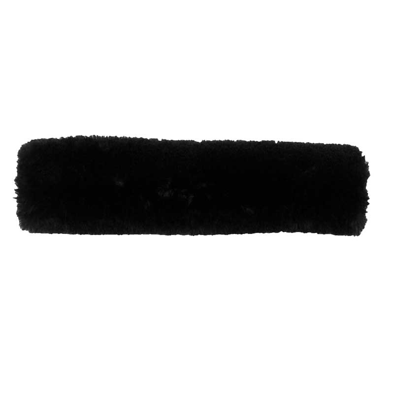 Noseband Cover Sheepskin Black