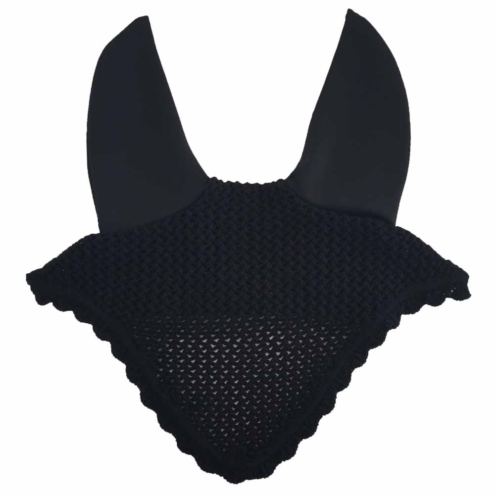 Fly Ear Bonnet Black