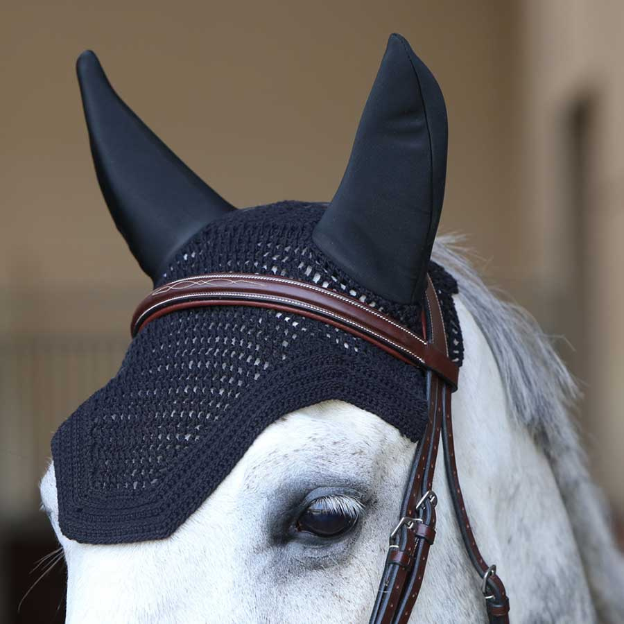 Fly Ear Bonnet Wellington Soundless Navy