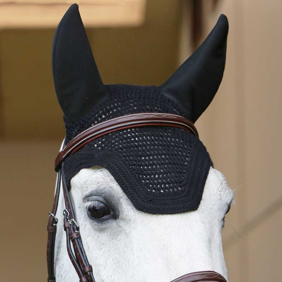 Fly Ear Bonnet Wellington Soundless Black