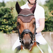 Ear Bonnet Wellington Sparkling Brown Ear Bonnet Wellington Sparkling Brown