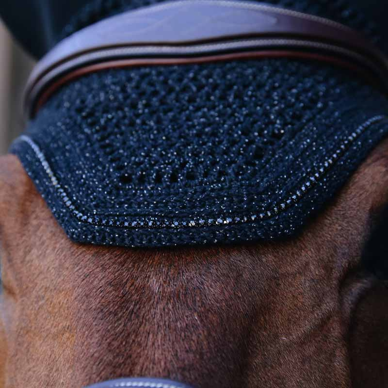 Ear Bonnet Wellington Sparkling Soundless Black