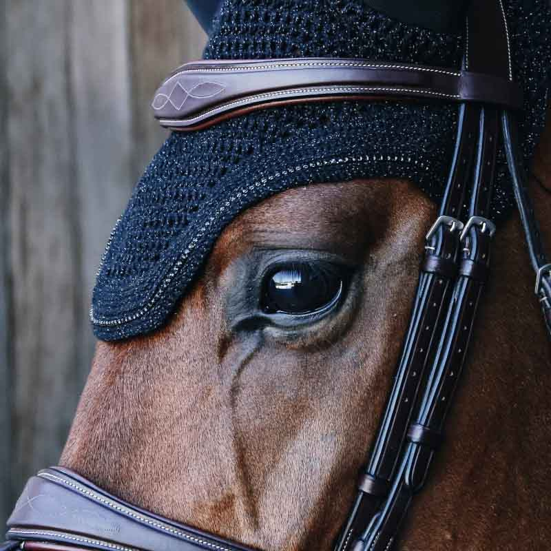 Ear Bonnet Wellington Sparkling Soundless Black