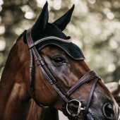 Ear Bonnet Wellington Leather Black Ear Bonnet Wellington Leather Black