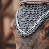 Ear Bonnet Long Stone & Pearl Soundless Grey Ear Bonnet Long Stone & Pearl Soundless Grey