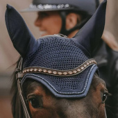 Ear Bonnet Wellington Glitter Dark Navy Ear Bonnet Wellington Glitter Dark Navy