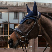 Ear Bonnet Wellington Glitter Soundless Dark Navy Ear Bonnet Wellington Glitter Soundless Dark Navy