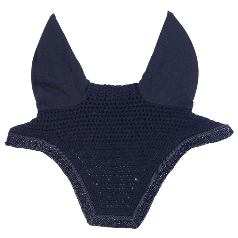 Ear Bonnet Wellington Glitter Stone Dark Navy