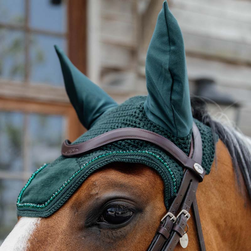 Fly Viel Wellington Velvet Pearls Pine Green