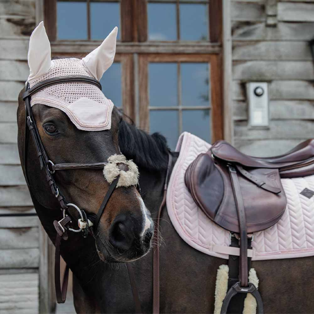 Fly Viel Wellington Velvet Pearls Soft Pink