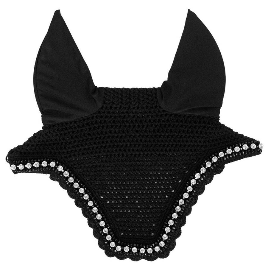 Ear Bonnet Wellington Big Stone & Pearl Black