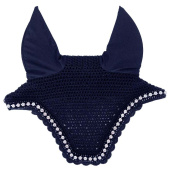 Ear Bonnet Wellington Big Stone & Pearl Dark Navy Ear Bonnet Wellington Big Stone & Pearl Dark Navy