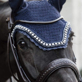 Ear Bonnet Wellington Big Stone & Pearl Soundless Dark Navy Ear Bonnet Wellington Big Stone & Pearl Soundless Dark Navy