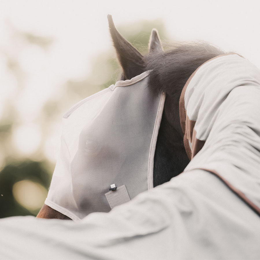 Fly Mask Classic without Ears Silver