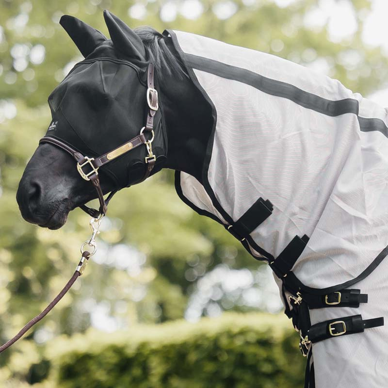 Fly Mask Classic with Ears Black