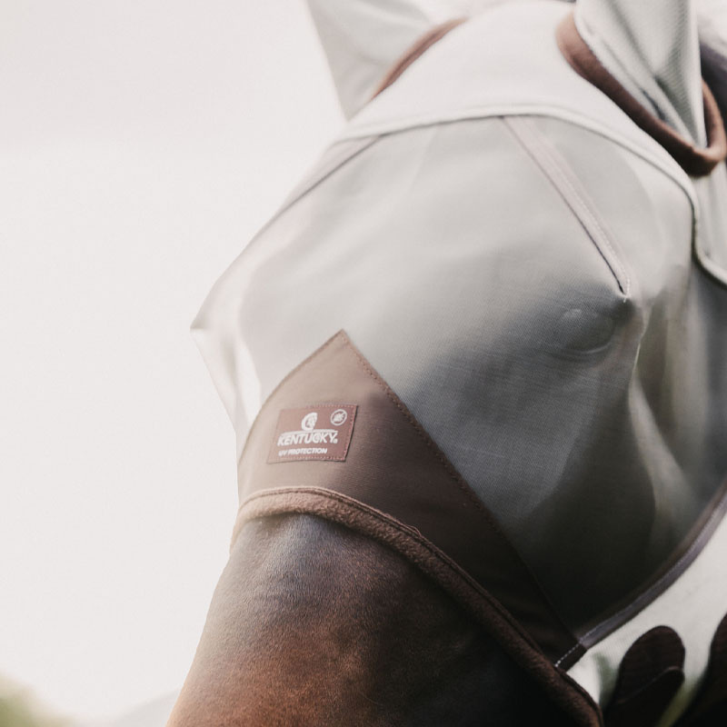 Fly Mask Classic with Ears Silver