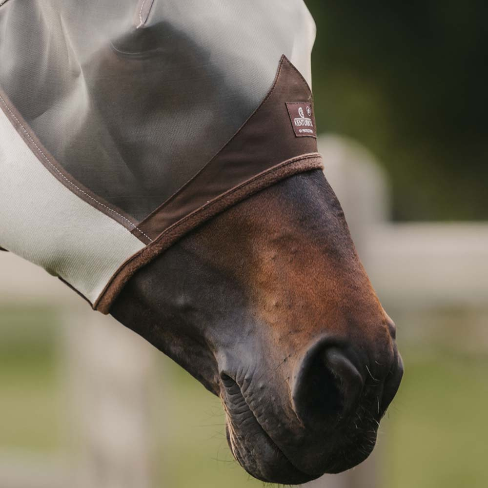 Fly Mask Classic with Ears Silver