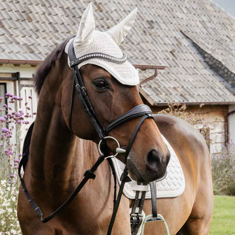 Ear Bonnet Wellington Plaited Cord Beige