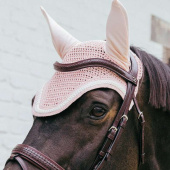 Ear Bonnet Wellington Plaited Cord Light Rose Ear Bonnet Wellington Plaited Cord Light Rose
