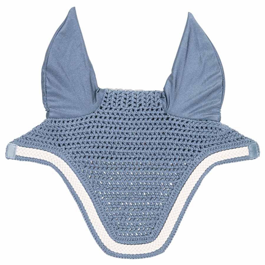 Ear Bonnet Wellington Plaited Cord Light Blue