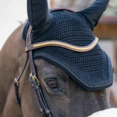 Ear Bonnet Wellington Metal Chain Black Ear Bonnet Wellington Metal Chain Black