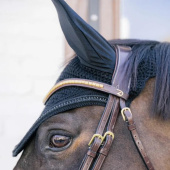 Ear Bonnet Wellington Metal Chain Soundless Black Ear Bonnet Wellington Metal Chain Soundless Black