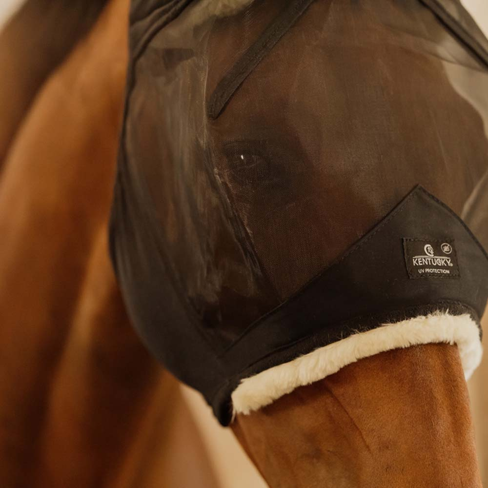 Fly Veil with Ears Skin Friendly Black