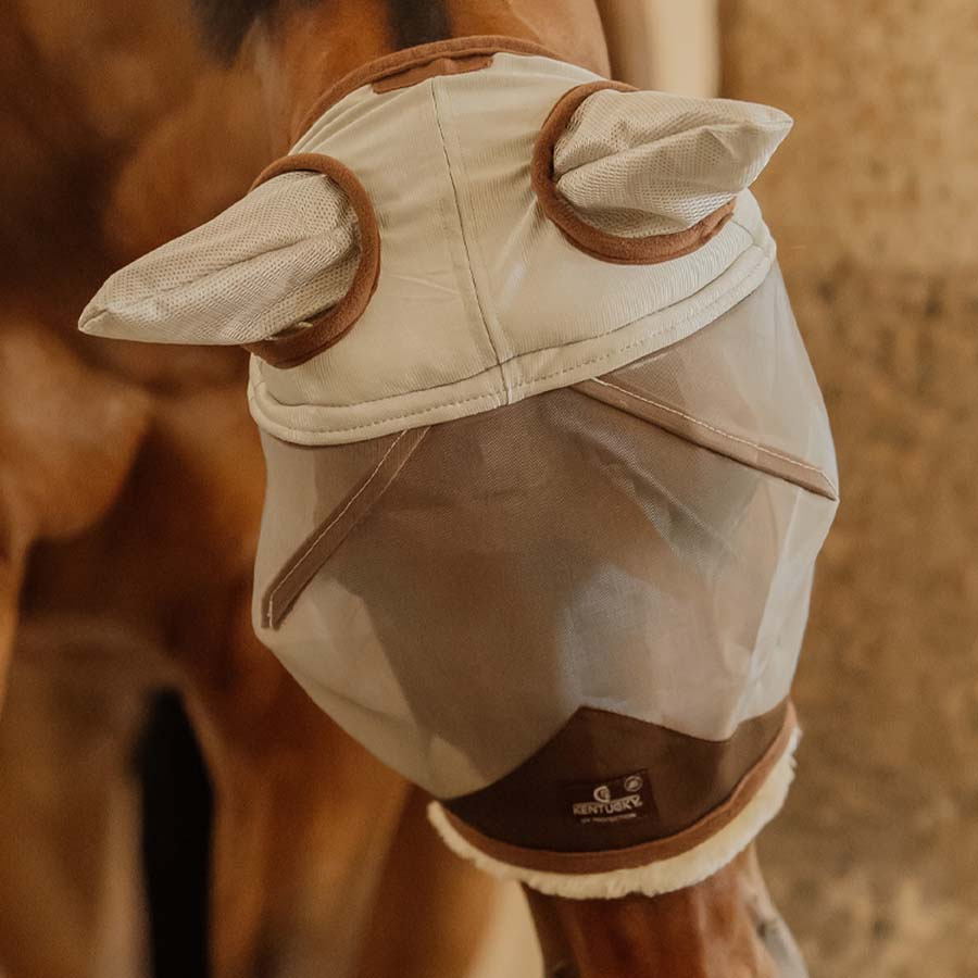 Fly Veil with Ears Skin Friendly Silver