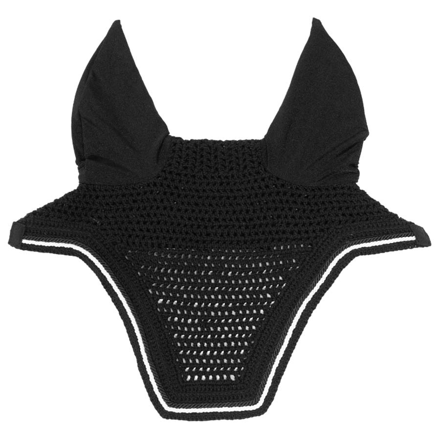 Ear Bonnet Wellington Diamond Rope Black