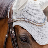 Ear Bonnet Wellington Diamond Rope Grey Ear Bonnet Wellington Diamond Rope Grey