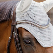 Ear Bonnet Wellington Diamond Rope Grey Ear Bonnet Wellington Diamond Rope Grey