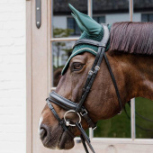 Ear Bonnet Wellington Diamond Rope Green Ear Bonnet Wellington Diamond Rope Green
