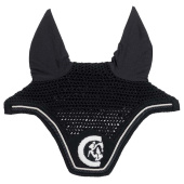Ear Bonnet Wellington 3D Logo Rope Black Ear Bonnet Wellington 3D Logo Rope Black