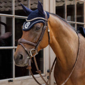 Ear Bonnet Wellington 3D Logo Rope Navy Blue Ear Bonnet Wellington 3D Logo Rope Navy Blue