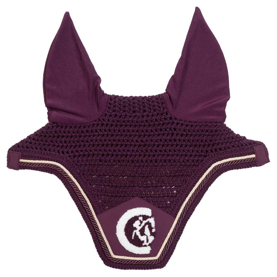 Ear Bonnet Wellington 3D Logo Rope Purple