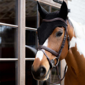 Long Ear Bonnet Loop Black Long Ear Bonnet Loop Black