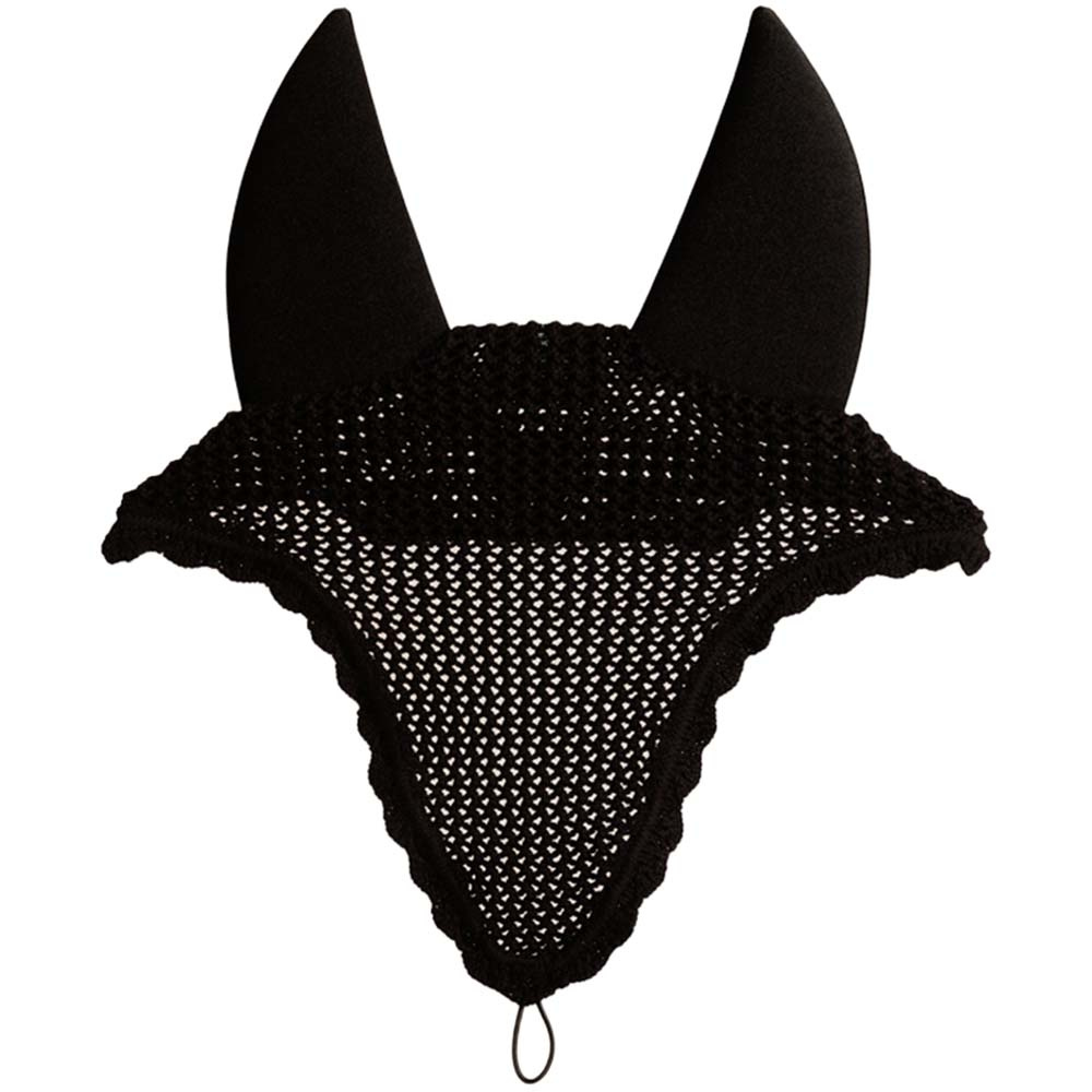 Long Ear Bonnet Loop Soundless Black