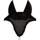 Long Ear Bonnet Loop Soundless Black Long Ear Bonnet Loop Soundless Black